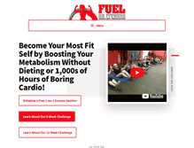 Tablet Screenshot of fuelrxfitness.com